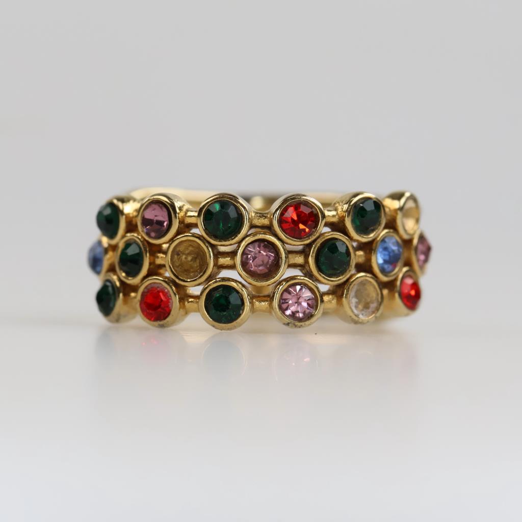 Multicolored Stone Fashion Ring