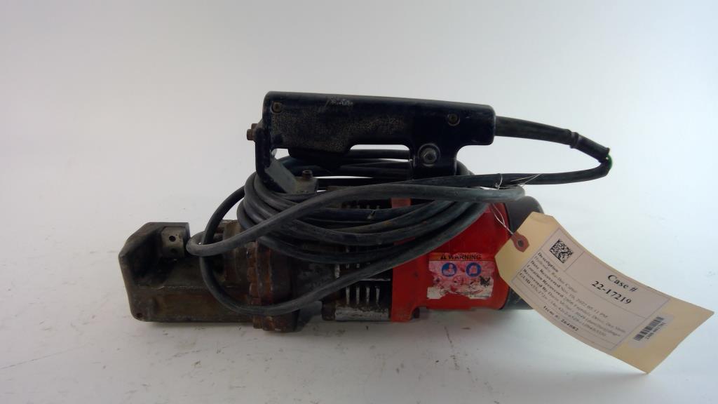 Multiquip Electric Hydraulic Rebar Cutter Property Room