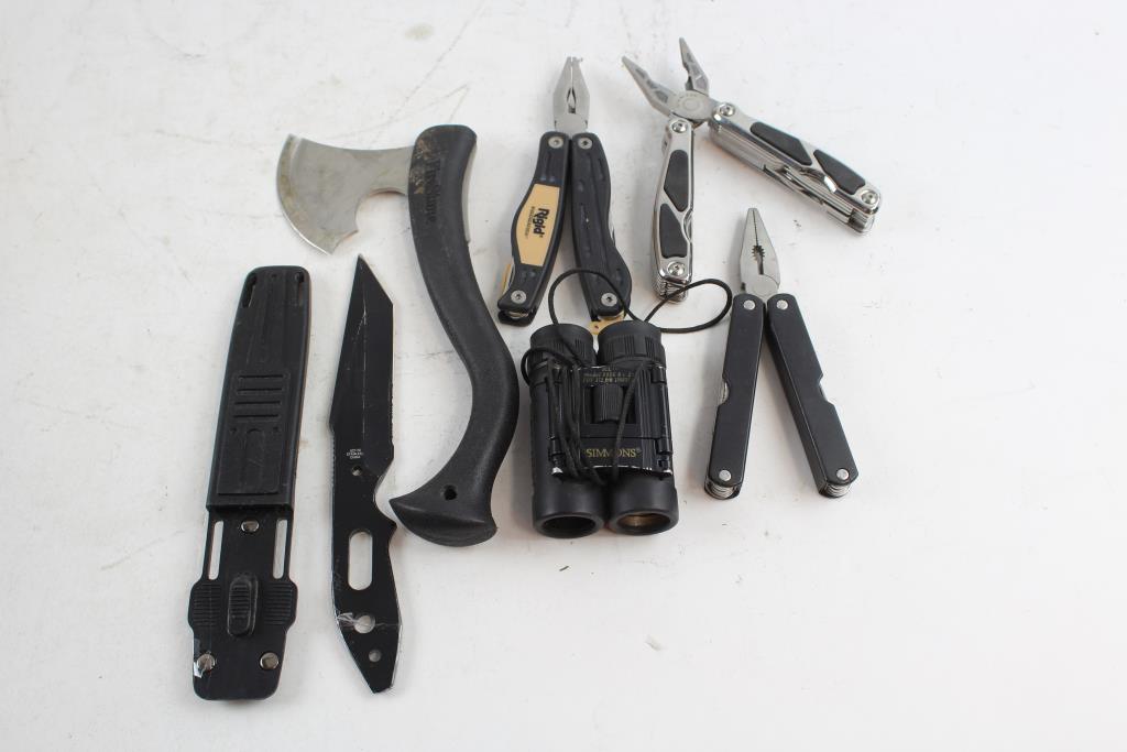 MultiTools, US Army Ranger Fixed Blade Knife, & More; 6 Pieces