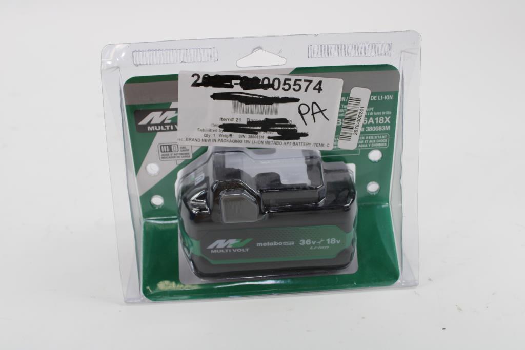 MultiVolt Battery Metabo 36V