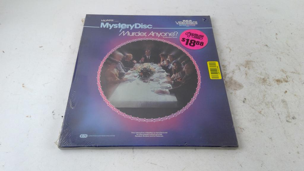 Mystery Disc Murder, Anyone? Laser Disc