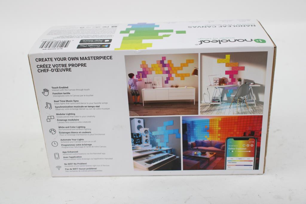 Nanoleaf Canvas Smarter Kit 9 Light Squares | Property Room