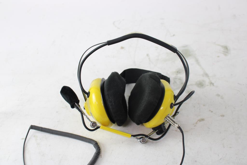 Nascar Nextel Racing Radio Headphones, Yellow Property Room