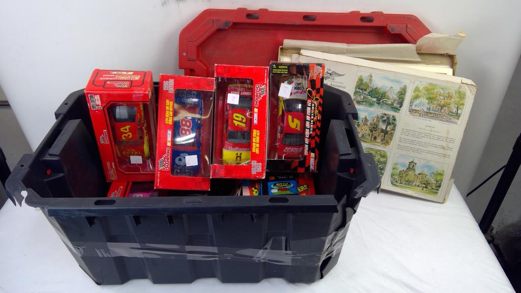 Nascar Racing Champions Stock Car Replicas, 1990 Baseball Trading Cards, And More