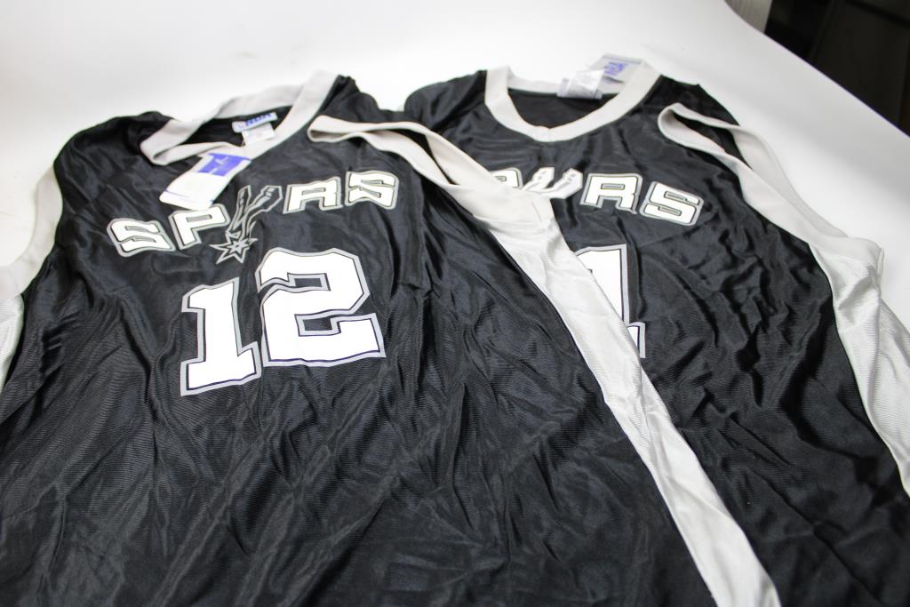 NBA Spurs Duncan, Bowen Jerseys, Large, 3 Pieces