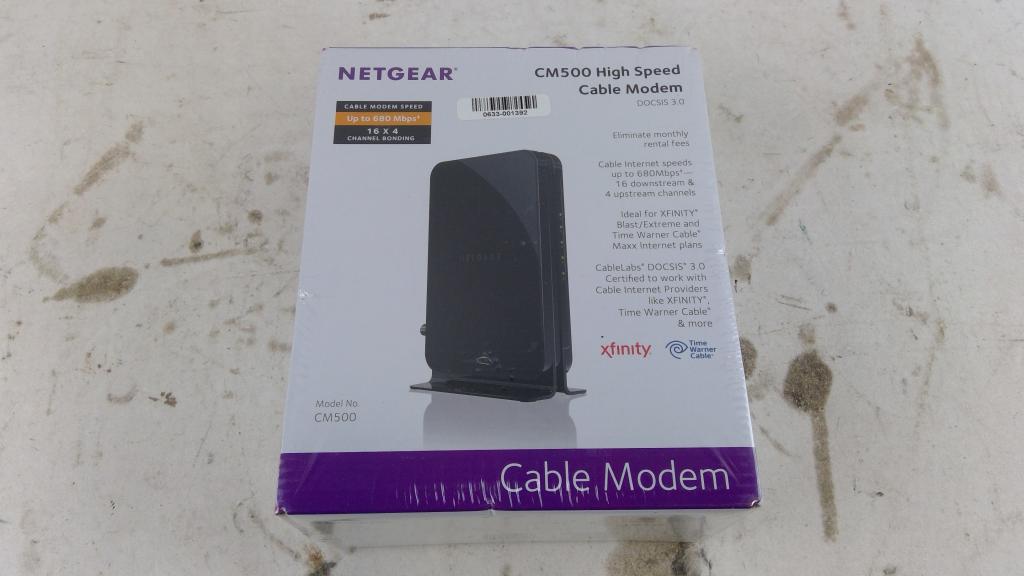 Netgear CM500 High Speed Cable Modem