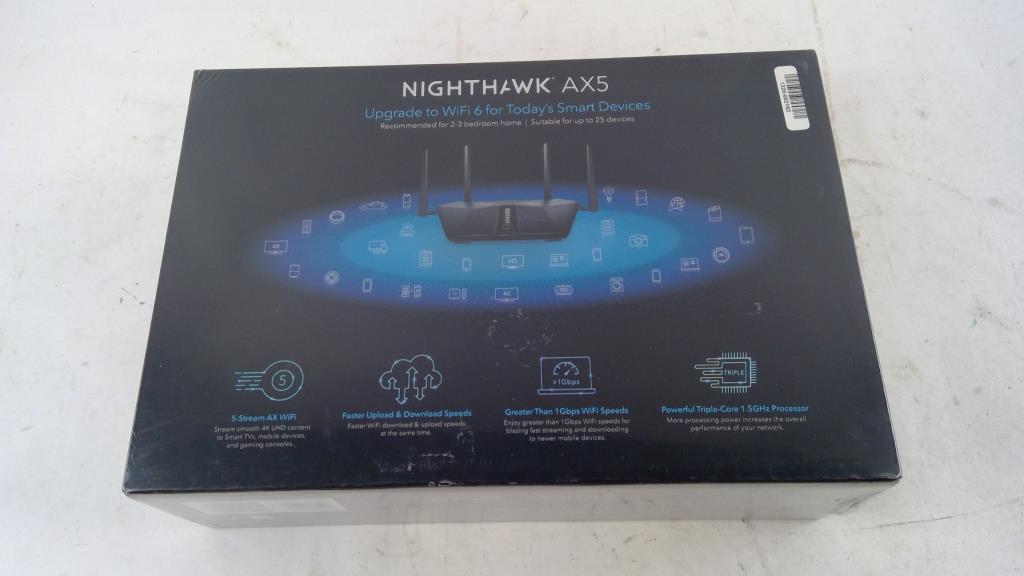 Netgear Nighthawk AX5 Wifi 6 Router | Property Room