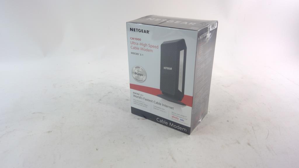 Netgear Ultrahigh Speed Cable Modem Property Room