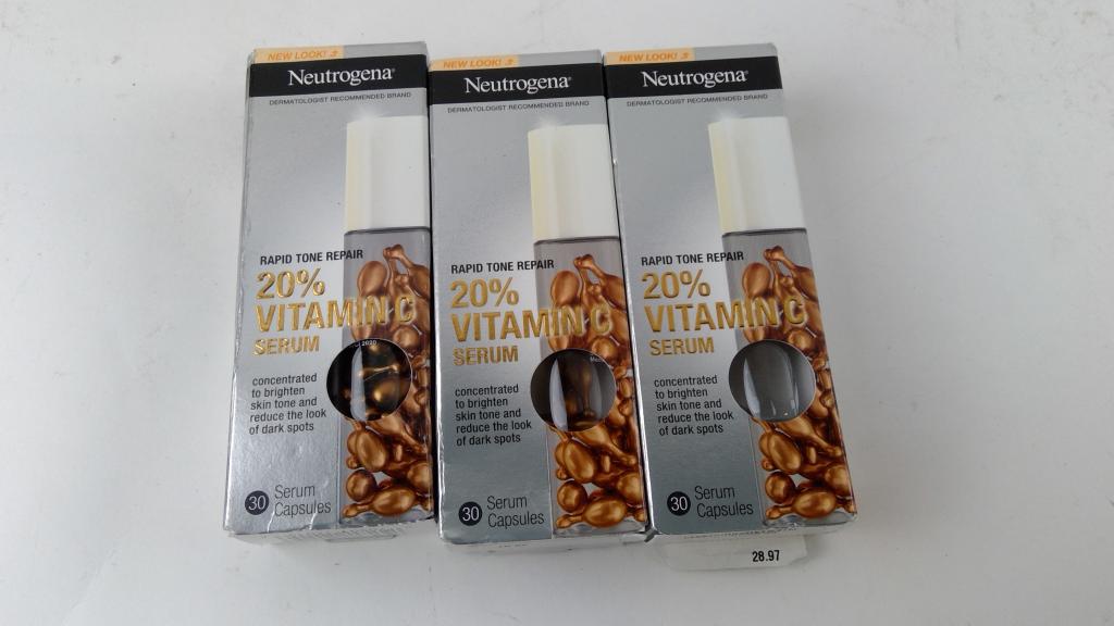 Neutrogena Rapid Tone Repair Vitamin C Serum 3 Pieces