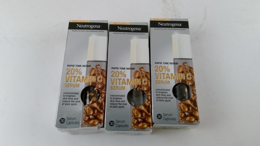 Neutrogena Rapid Tone Repair Vitamin C Serum 3 Pieces