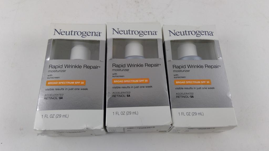 Neutrogena Rapid Wrinkle Repair Broad Spectrum SPF 30 3 Pieces