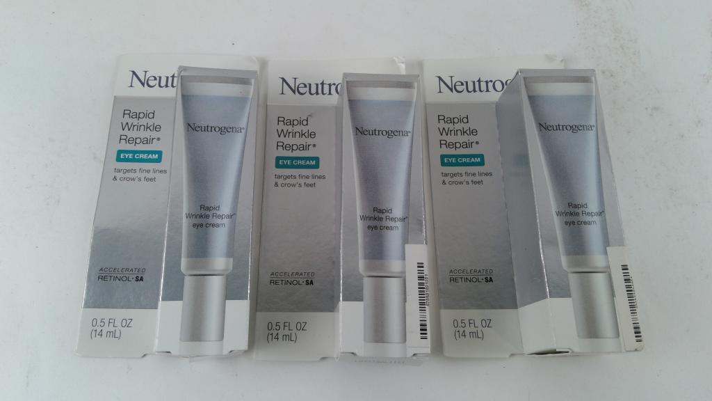 Neutrogena Rapid Wrinkle Repair Eye Cream 3 Pieces