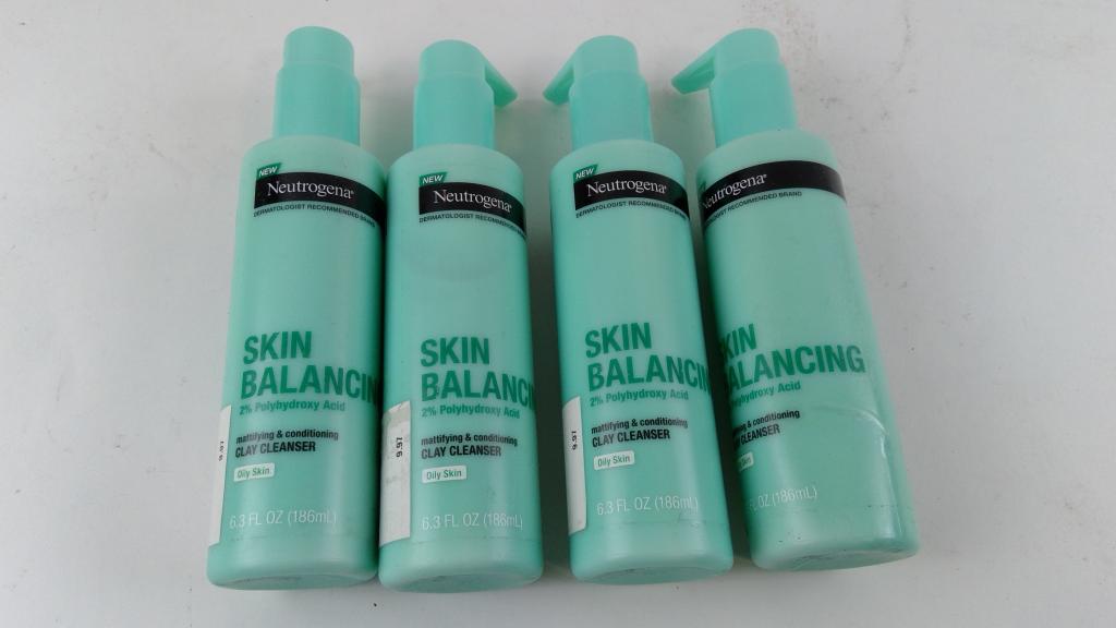 Neutrogena Skin Balancing Clay Cleanser 4 Pieces