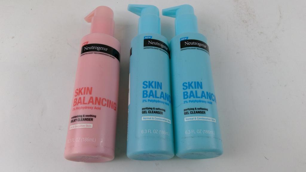 Neutrogena Skin Balancing Gel Cleanser And More 3 Pieces