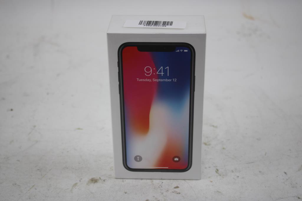 New Apple IPhone X, Space Gray, 256 Gb