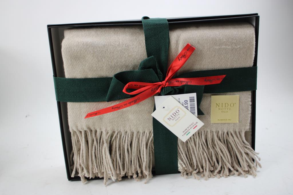 NIDO Notte Italia Blanket, Light Brown