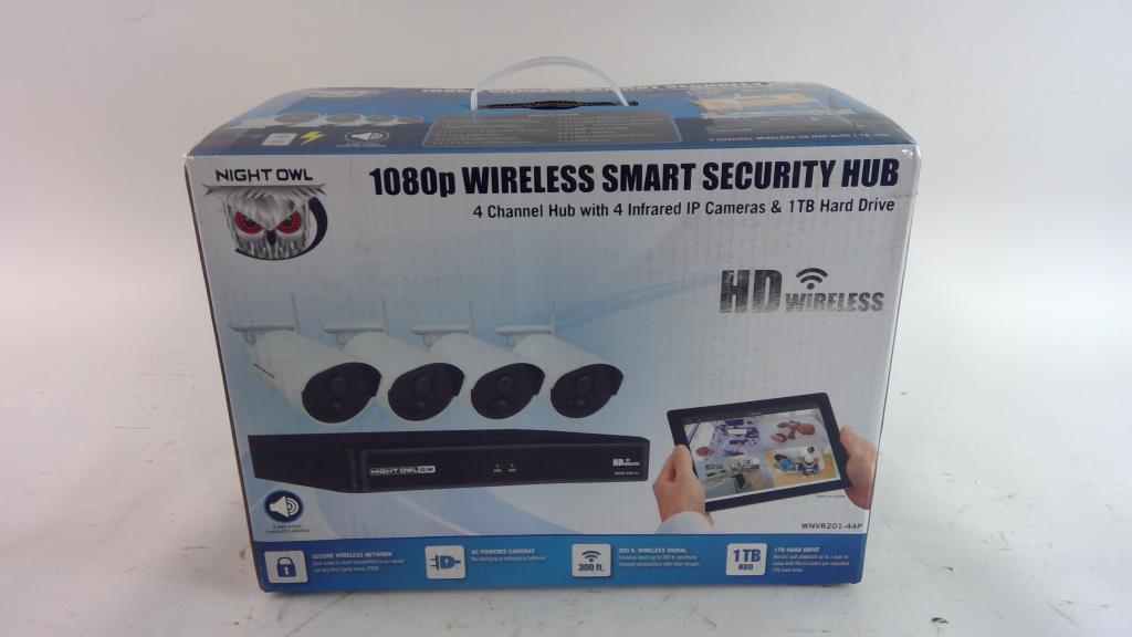 Night Owl 4 Channel Wireless Smart Security Hub Night Owl 1080p Wireless Smart Security Hub | Property Room