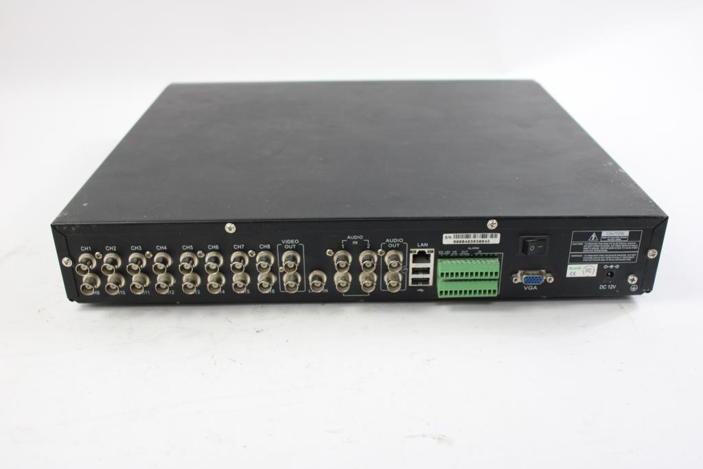 Night owl digital video recorder property room