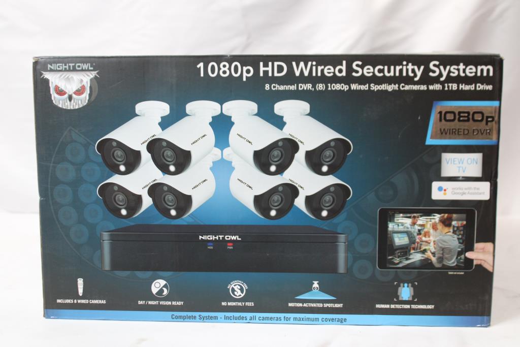 Night Owl Security System Spotlight Cameras - DVR NOT INCLUDED