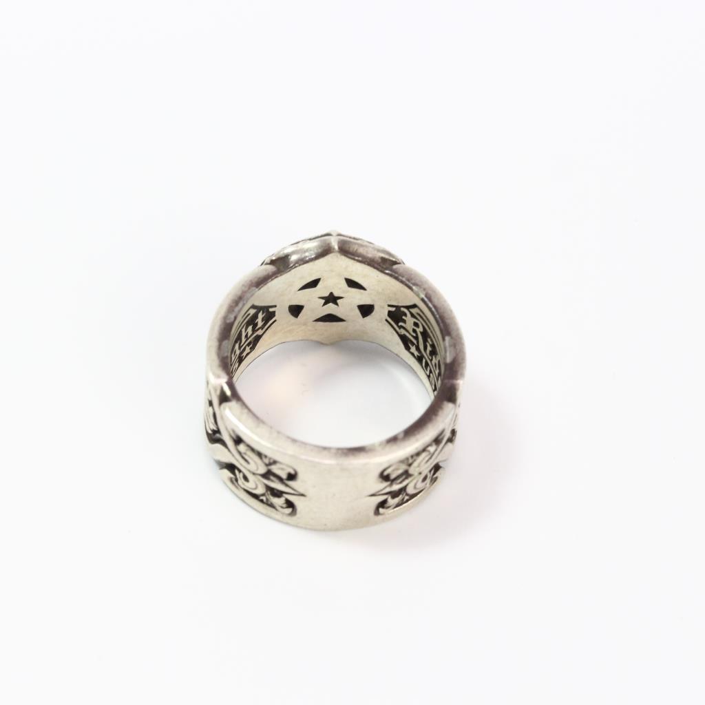 Night Rider Sterling Silver Ring 26.53g | Property Room