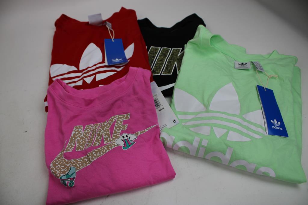 Nike, Adidas Clothing Bulk Lot - Children's, Women's, 13 Pieces