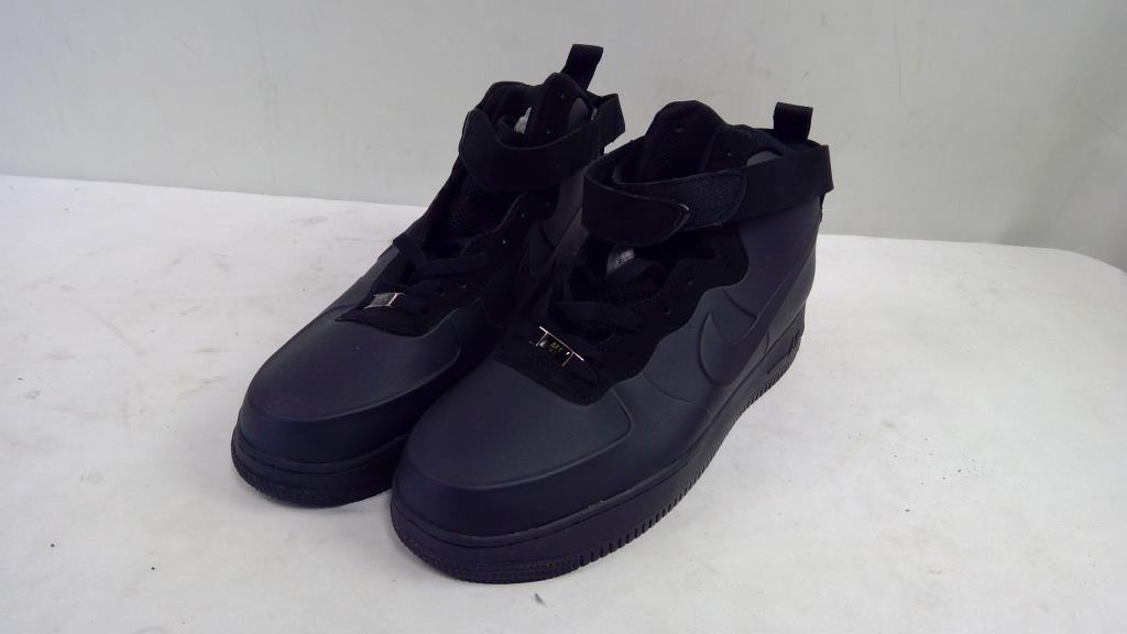 Nike Air Force 1 Foamposite Sneakers, Black, Men's Size 13