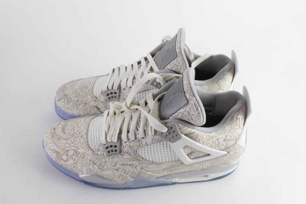 Nike Air Jordan 4 Retro Laser Mens Shoes, Size 14 Property Room