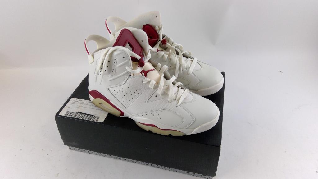 Nike Air Jordan 6 Retro Maroon Men's Shoes Size 10