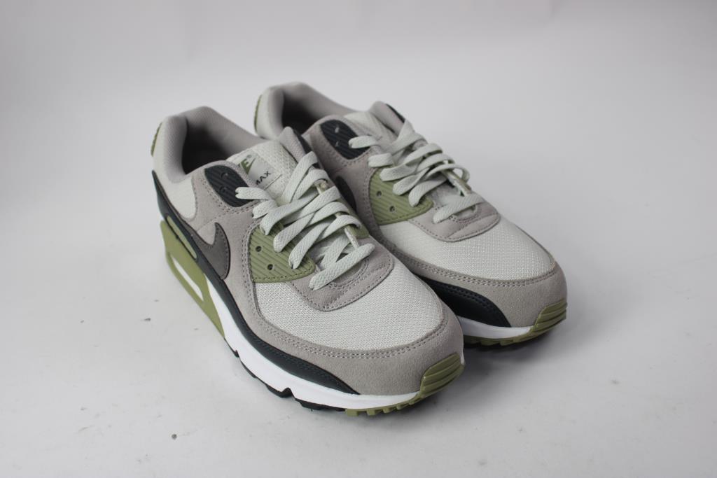 Nike Air Max 90 Grey/Olive Sneakers, Men's Size 10.5