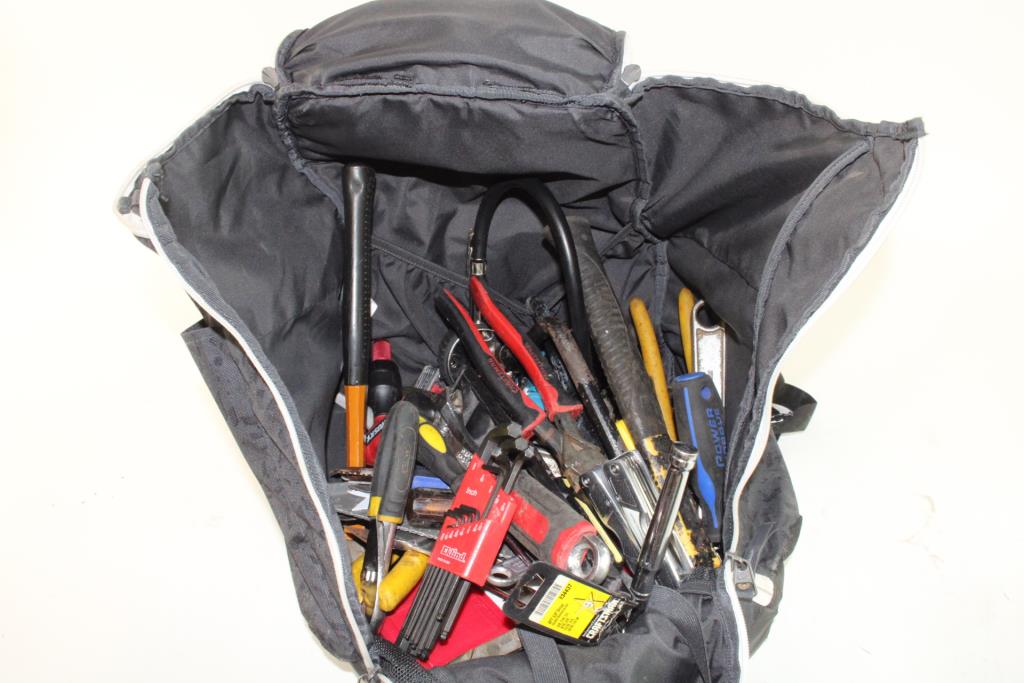 Nike Backpack With, Worklight, Alan Keys, Hammers, And More 10+ Pieces