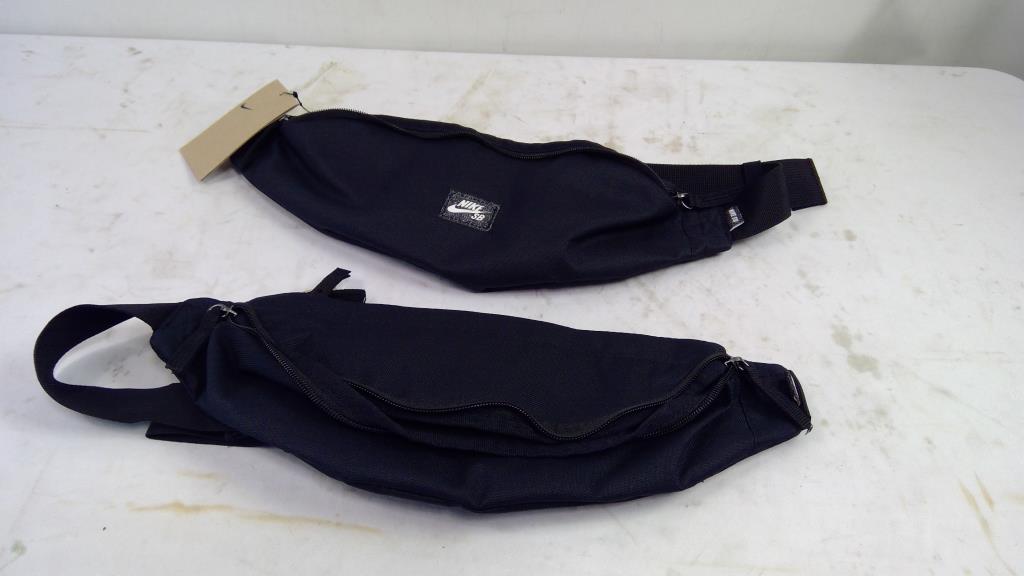 Nike Black Waistpack, 2 Pieces