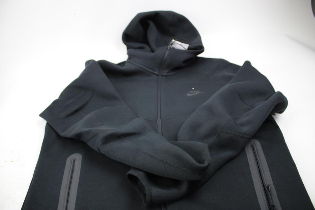 Nike, Black Zip Hoodie Size L