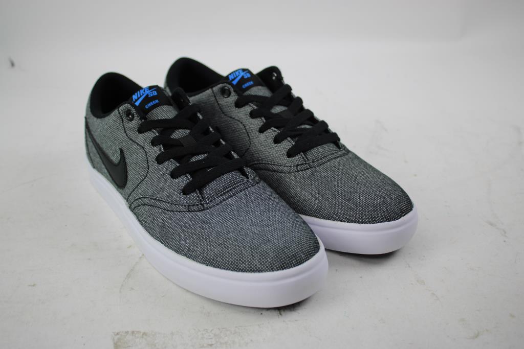 Nike Check Solarsoft Canvas Sb Black & White