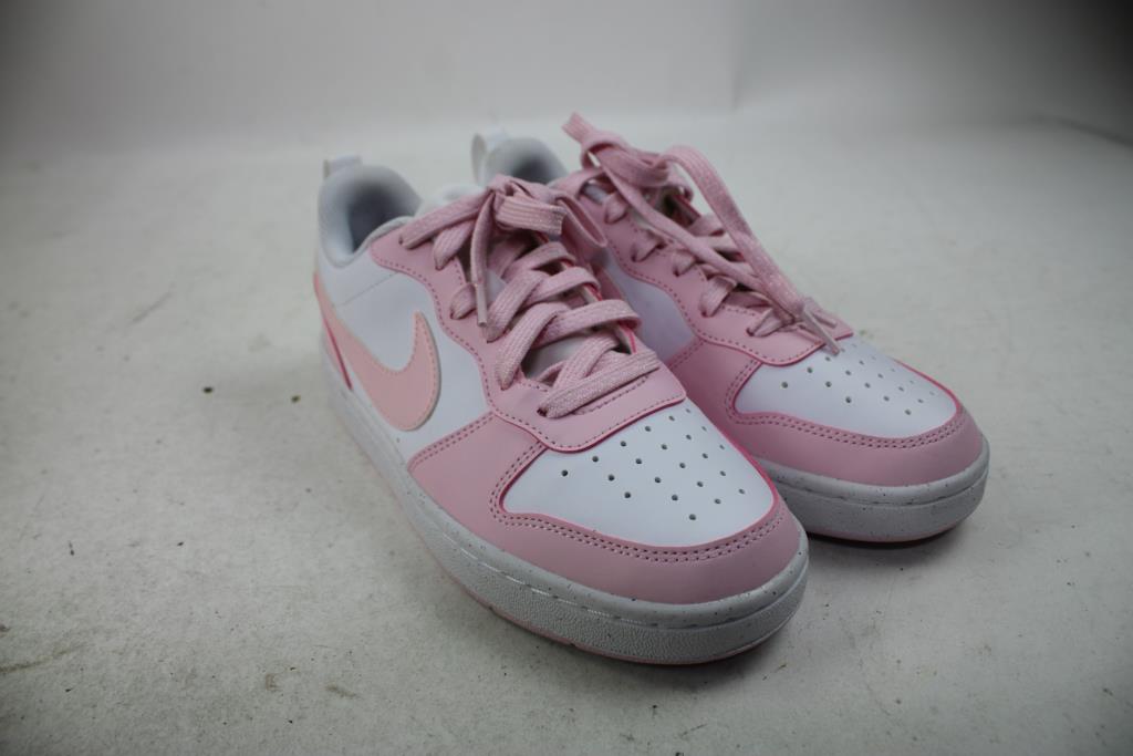 Nike Court Borough Low Recraft Pink Foam White Sneakers, Youth Size 5Y