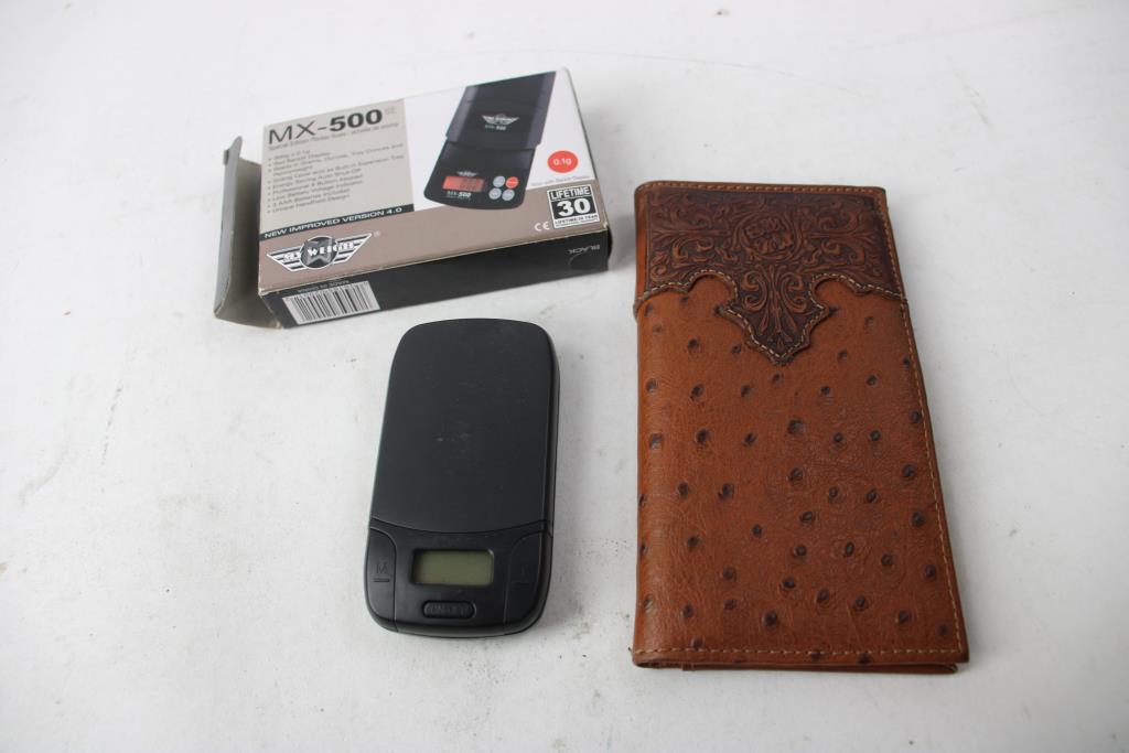 Nike Fanny Pack, MyWeigh MX-500 Scale, Cody James Leather Wallet, And More, 7 Pieces