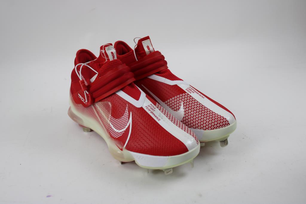 Nike Force Zoom Trout Red Baseball Cleats, Men's Size 10