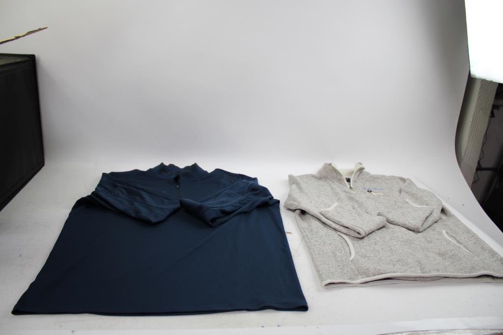 Nike Golf Dri-Fit 1/4 Zip XL Running Top, And Magnum Mastiffs Women's XL Sweater