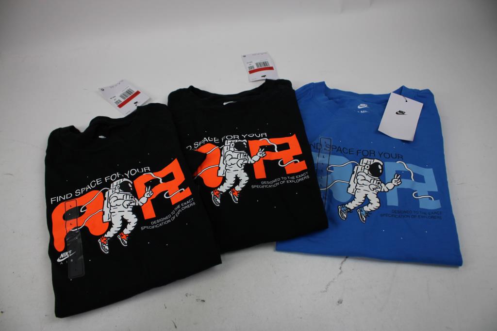 Nike Kids' T-Shirts Lot, Large, 6 Pieces