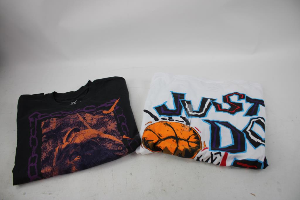 Nike Men's Basketball T-Shirt & Nike Men's Max 90 Basketball T-Shirt 2 Pieces
