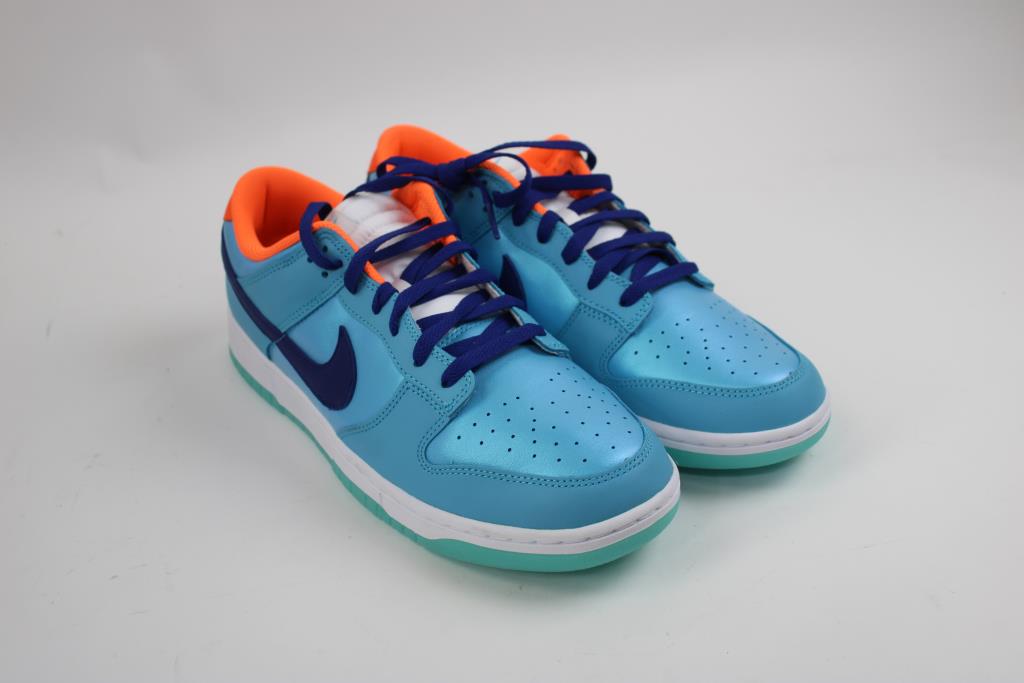 Nike Men's Dunk Low SE Baltic Blue/Total Orange, Size 12 Sneakers