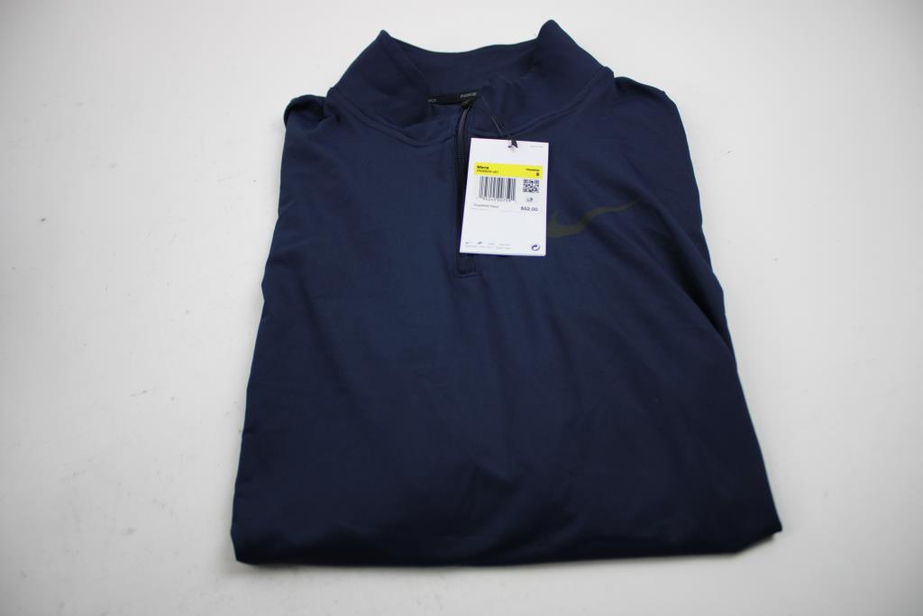 Nike Men's Pro Dri-FIT 1/4 Zip Hyper Dri--FIT Training Pullover, Small