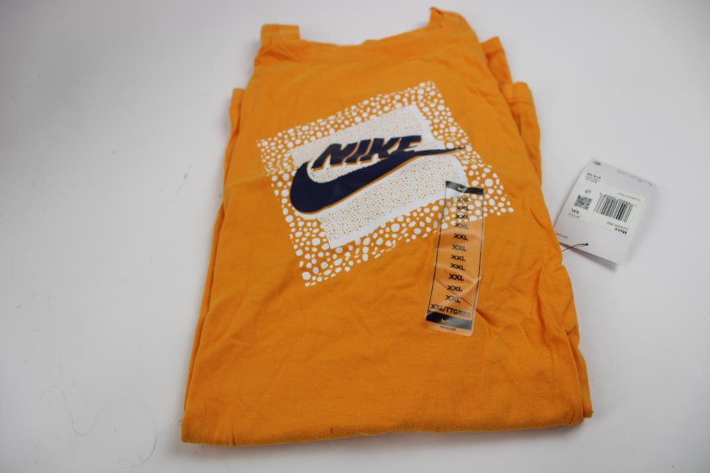 Nike Orange T-Shirts, XXL, Large, 3 Pieces