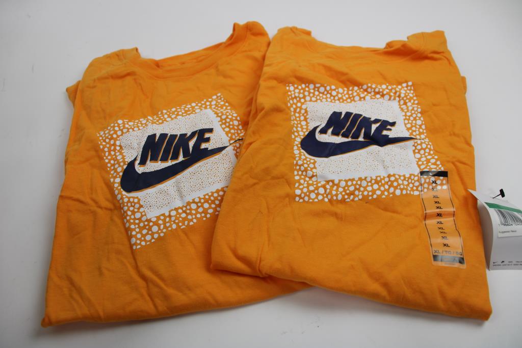 Nike Orange, White, Red, XL T-Shirts, 4 Pieces