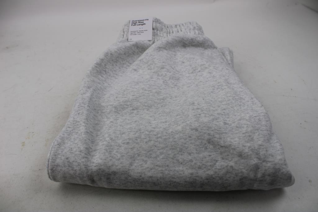 Nike Oversized Fit High Rise Full Length Fleece Sweatpants, Size Small