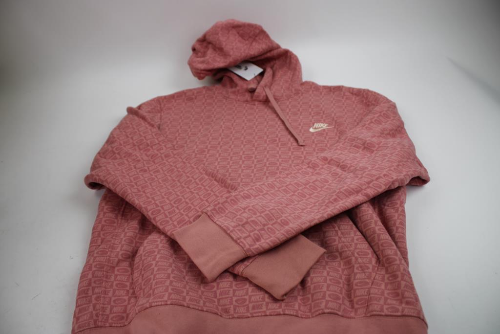 Nike Sportswear Club Fleece Monogram Pullover Hoodie For Men