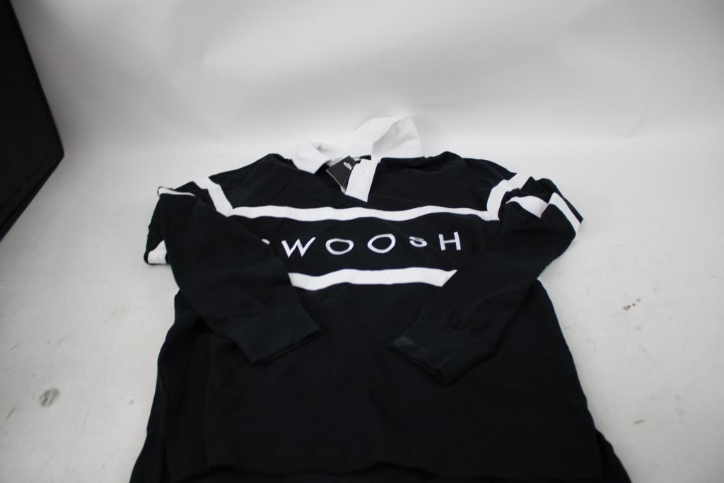 Nike Sportswear Swoosh Men's Rugby Long Sleeve Shirt Size M