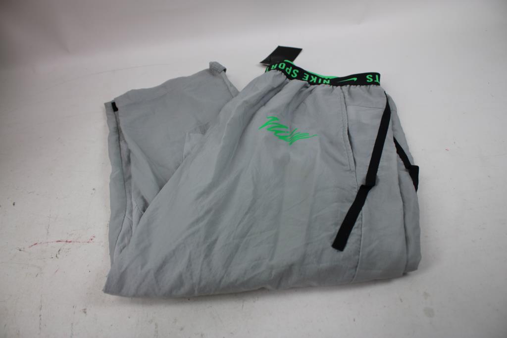 Nike Straight Leg Sweatpants, Sportswear Woven Loose Fit Training Pants, Large, 2 Pieces