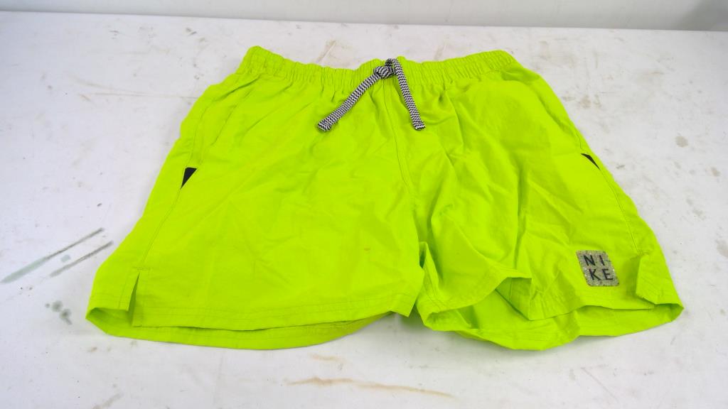Nike Swim Shorts, Green, Small