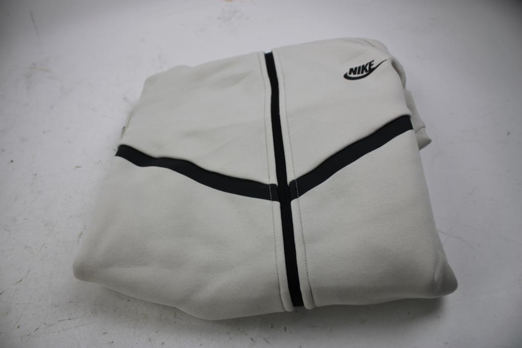 Nike Tech Fleece Windrunner Off-White Full-Zip Hoodie, Medium
