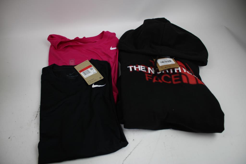 Nike, Wild & Fable, The North Face Cropped Hoodie, Shirts, And More Bulk Lot, 8 Pieces